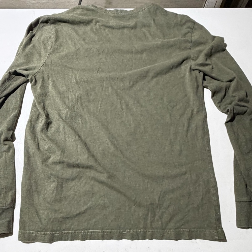 U.S. Polo Assn. Men's Forest Green Long Sleeve Tee - Picture 6 of 6
